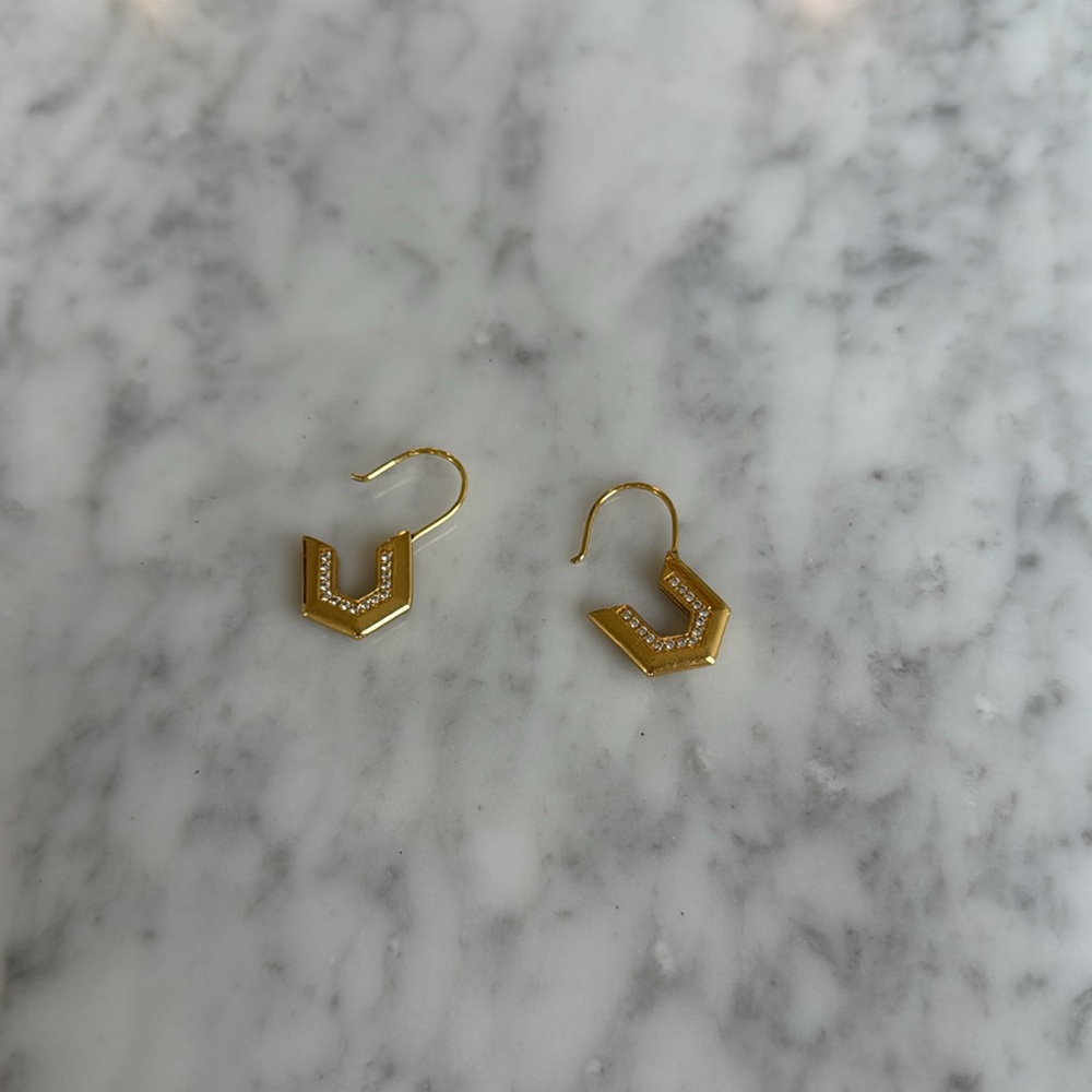 India Hicks Gold Earrings - Picture 4 of 4